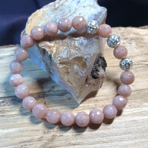 Hand Crafted Jewelry - Hand Crafted Women’s Bohemian Sesame Jasper Bracelet